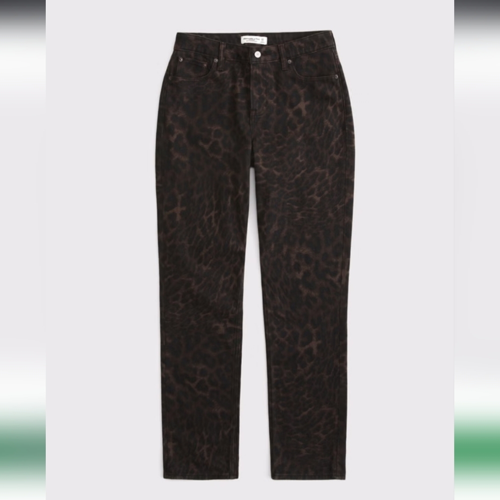 90s Straight Curve Love Leopard Jeans